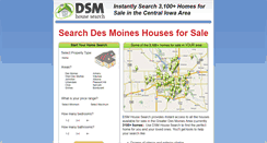 Desktop Screenshot of dsmhousesearch.com